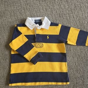 Ralph Lauren Kids Polo in Yellow and Navy
